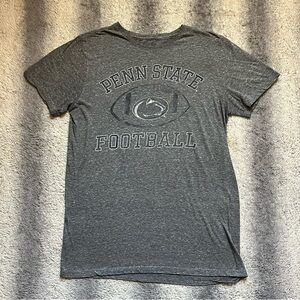 Penn State Football Nittany Lions Gray T-Shirt Men’s Medium Tee Grey Blue Logo